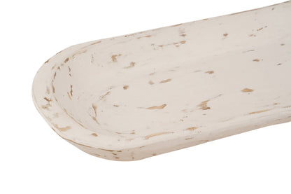 Dough Bowl, Medium, White 9 x 30