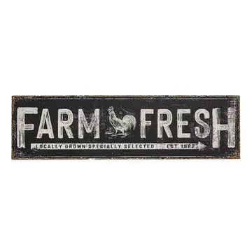 Farm Fresh Metal Sign