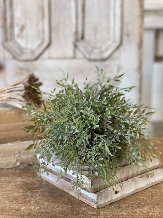 12 inch Sage Half Ball Decor