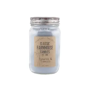 Teakwood & Tobacco Classic Star Jar Candle